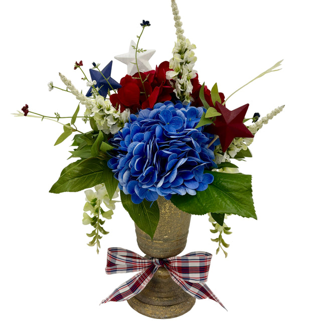 18" Boom Bloom Pow! Patriotic Designer Arrangement