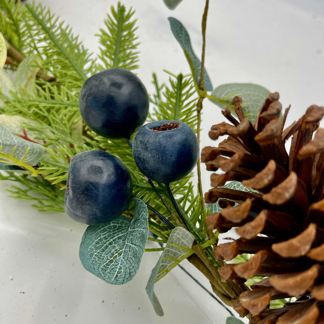 57" Blueberry/Pod Eucalyptus Cedar/Pine Garland
