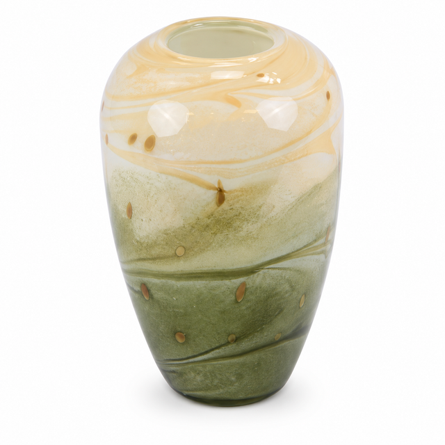 Multicolor Glass Decorative Vase