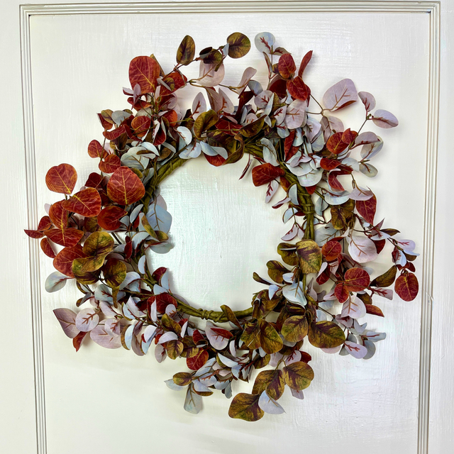 19" Autumn Leaf Wreath