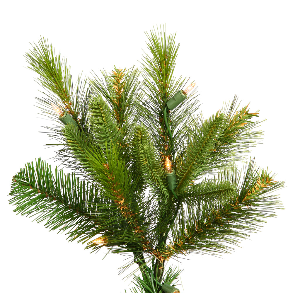 6.5' Cashmere Slim Artificial Christmas Tree, Clear Dura-Lit® Lights