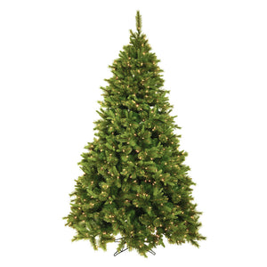 6.5' Cashmere Slim Artificial Christmas Tree, Clear Dura-Lit® Lights