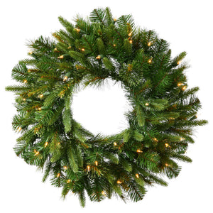 Cashmere Pine Artificial Christmas Wreath LED