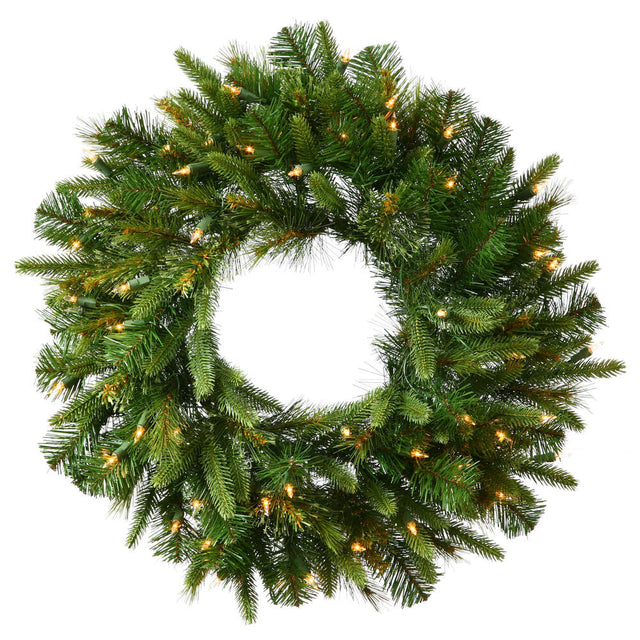 Cashmere Pine Artificial Christmas Wreath LED