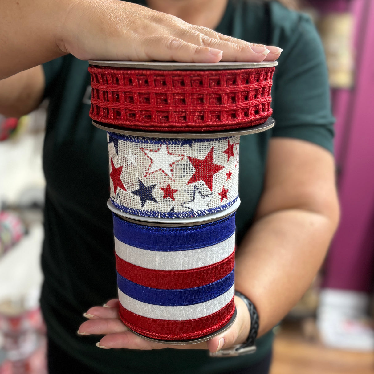 Designer Ribbon Bundle | Red White Beautiful