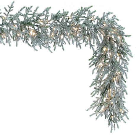 Frosted Norfolk Garland, additional view
