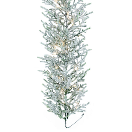 Frosted Norfolk Garland, additional view