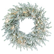 24 inch Frosted Norfolk Wreath