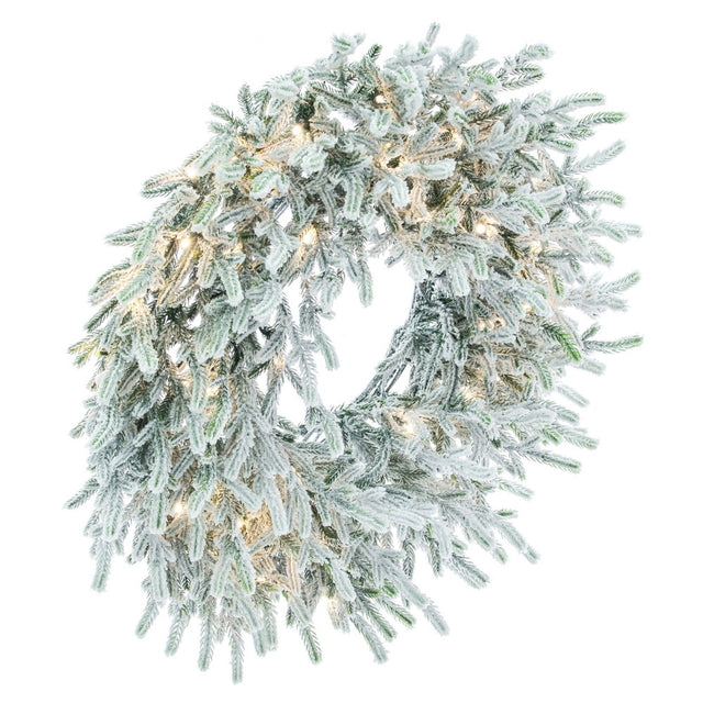 Frosted Norfolk Wreath, additional view