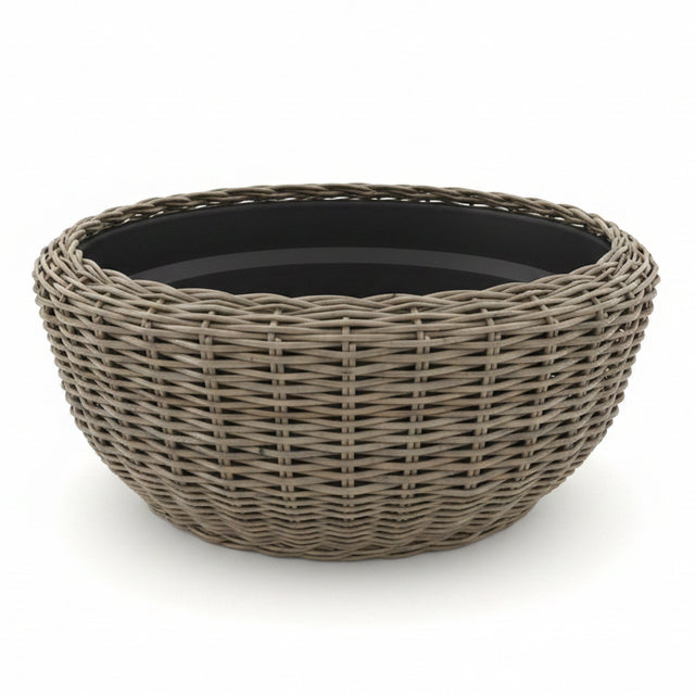 12" Wicker Planter /Christmas Tree Basket with Liner