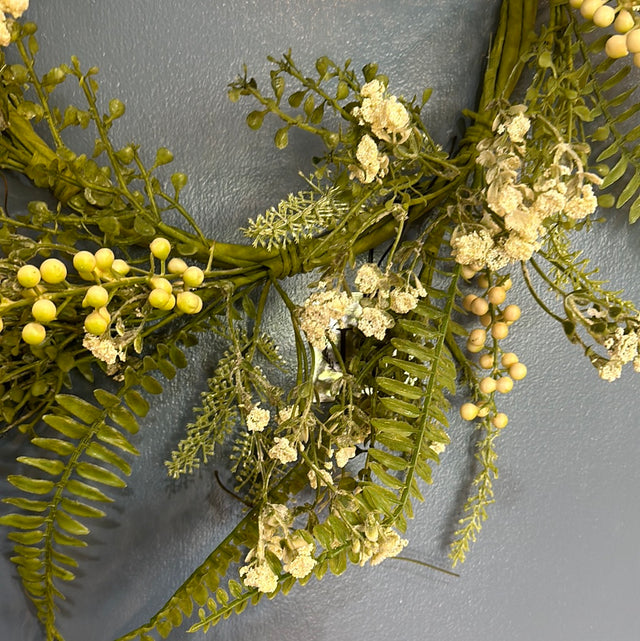 Fern Berry 31" Wreath