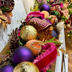 Plum & Pistachio Garland & Wreath | Designer Decor Set