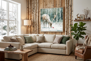 24" x 24" Cardinal’s Greeting Wall Art | Two Available Designs