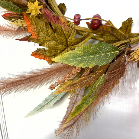Mixed Foliage Wreath, additional view