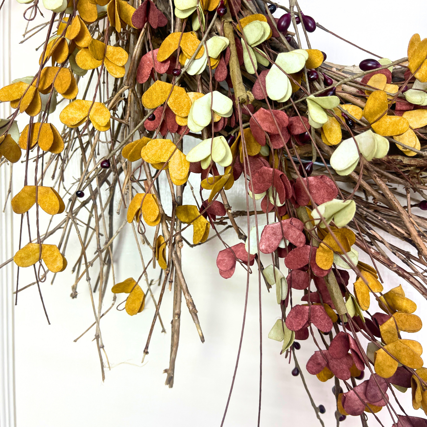 25" Fall Leaf Wreath