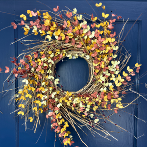 25" Fall Leaf Wreath