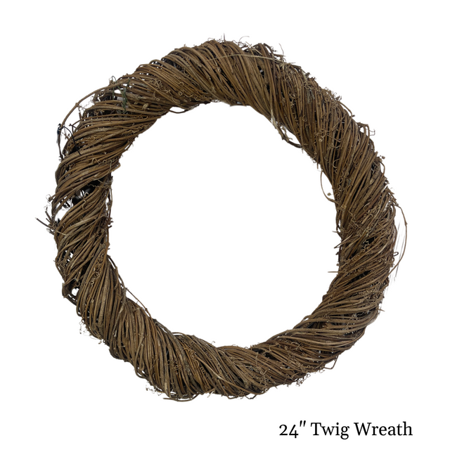 24” Twig Wreath
