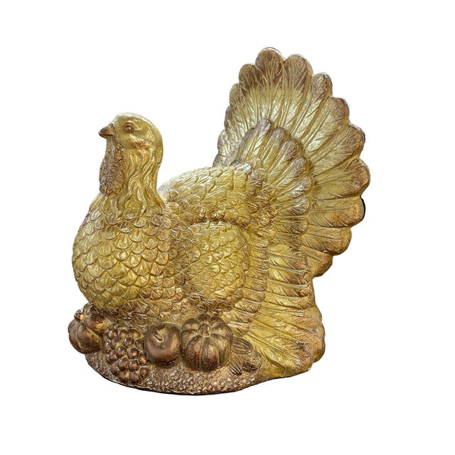 15" Resin Harvest Decorative Turkey