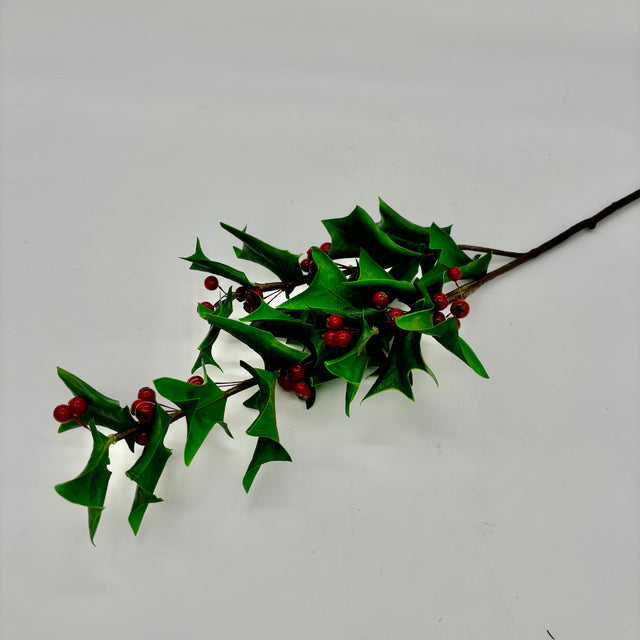 30" Fresh Cut Holly Spray