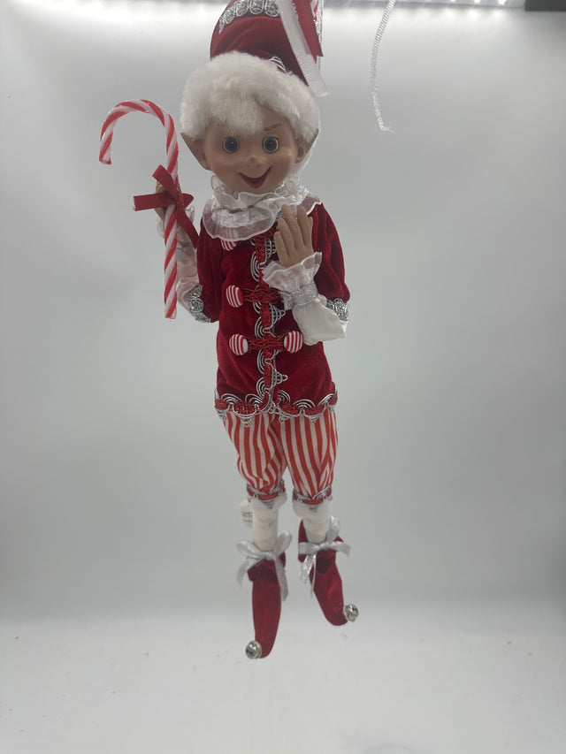 16" Red/White Candy Shop Elf