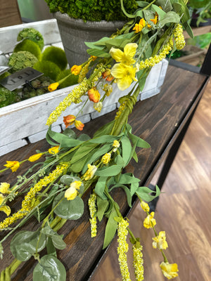 48” Salvia & Gypso Garland