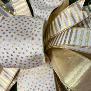 20" Golden Elegance Designer Bow