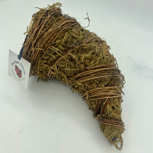 12" Vine/Moss/Twig Cornucopia