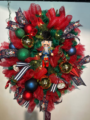 "Nutcracker" Signature Designer Wreath