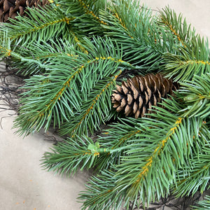 30" Angel Pine Winter Wreath