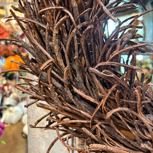 23.75" x 3.5" Brown Thick Split Wreath