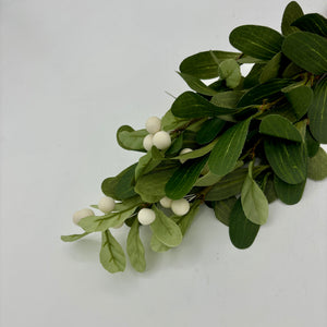 14" Mistletoe Bundle/ Red Velvet Bow