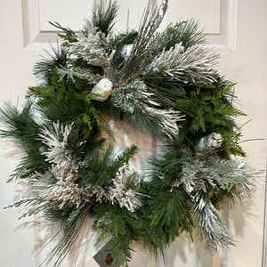 "On Thin Ice" Designer Wreath 24"