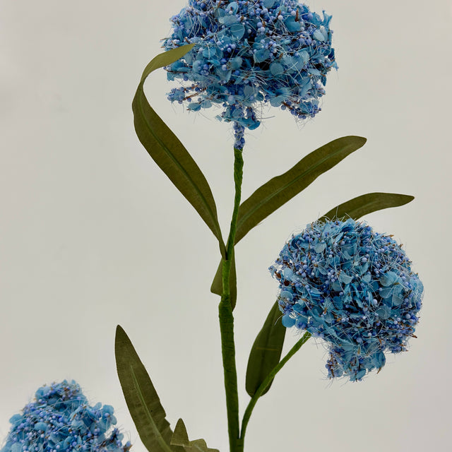 20" Wild Foam Allium Spray | Blue Cream Lavender Pink