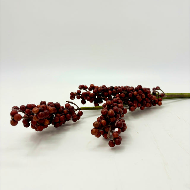 32” Stock Berry Spray - Clay