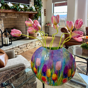 24.5" Realistic Pink Dutch Tulip