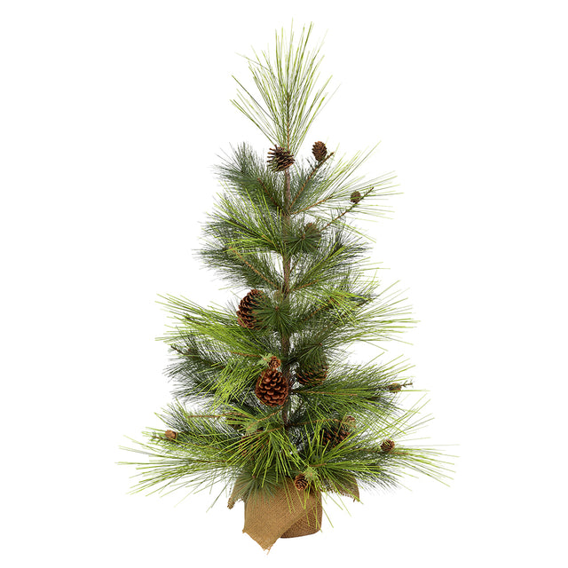 Larkspur Pine Tree with Burlap Base
