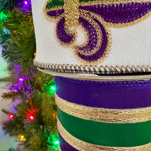 Designer Ribbon Bundle | Magnificent Mardi Gras