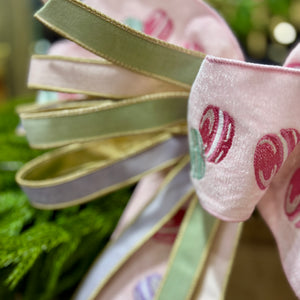 18” Sweet Macaron Magic Designer Handtied Bow