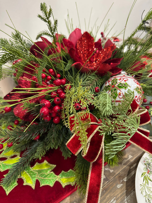 "Home for the Holidays" Signature Christmas Table piece