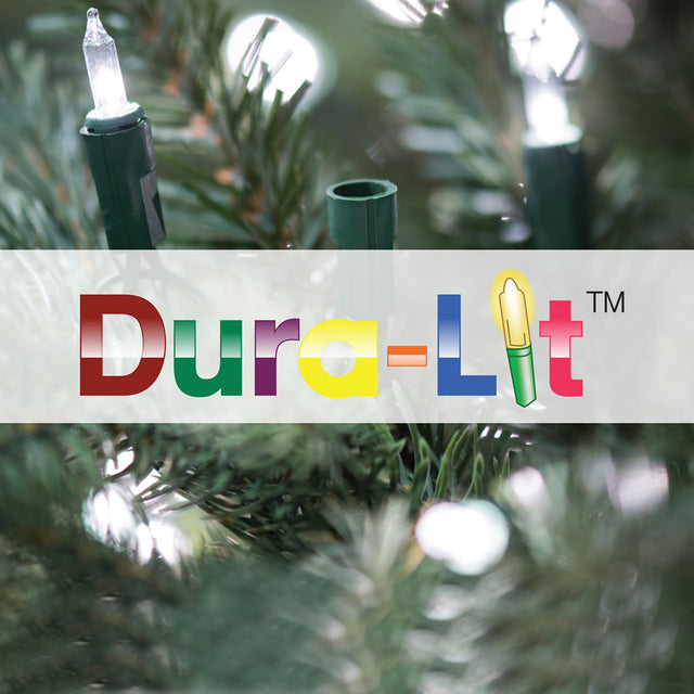 6.5' Eagle Fraser Fir Full Artificial Christmas Tree, Clear Dura-lit Lights