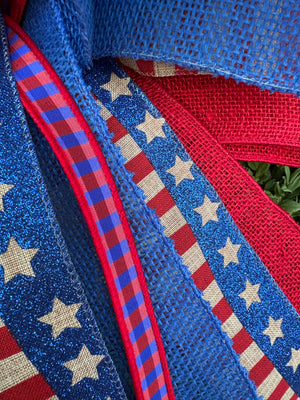 18" Freedom Fest Handtied Designer Bow