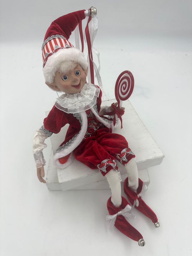 16" Red/White Candy Shop Elf