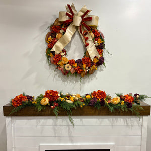 48" Brûléed Bloom Designer Garland
