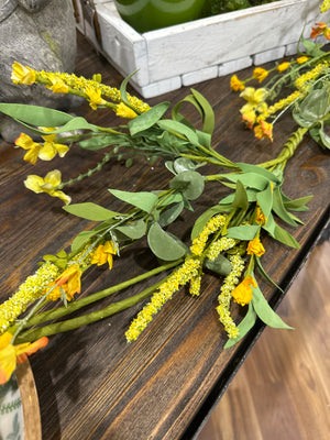 48” Salvia & Gypso Garland