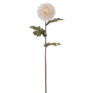 29" Dahlia Stem | Ivory, Burgundy, Plum, Dark Orange