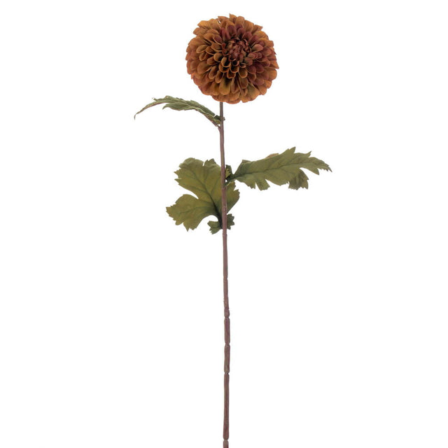 29" Dahlia Stem | Ivory, Burgundy, Plum, Dark Orange