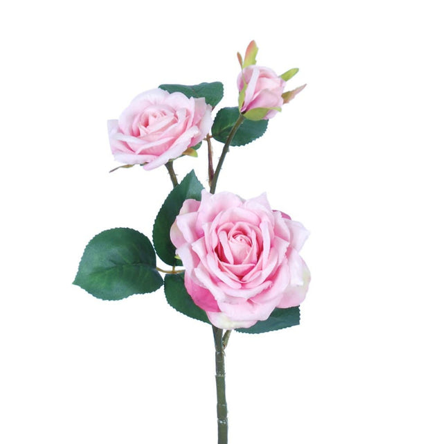 19" Light Pink Rose Stem