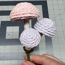 12" Natural Woven Mushroom Pick x3 – 3 Styles Available