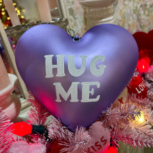 8" Metal Conversation Heart Decor| 6 Colors, Each Sold Separately