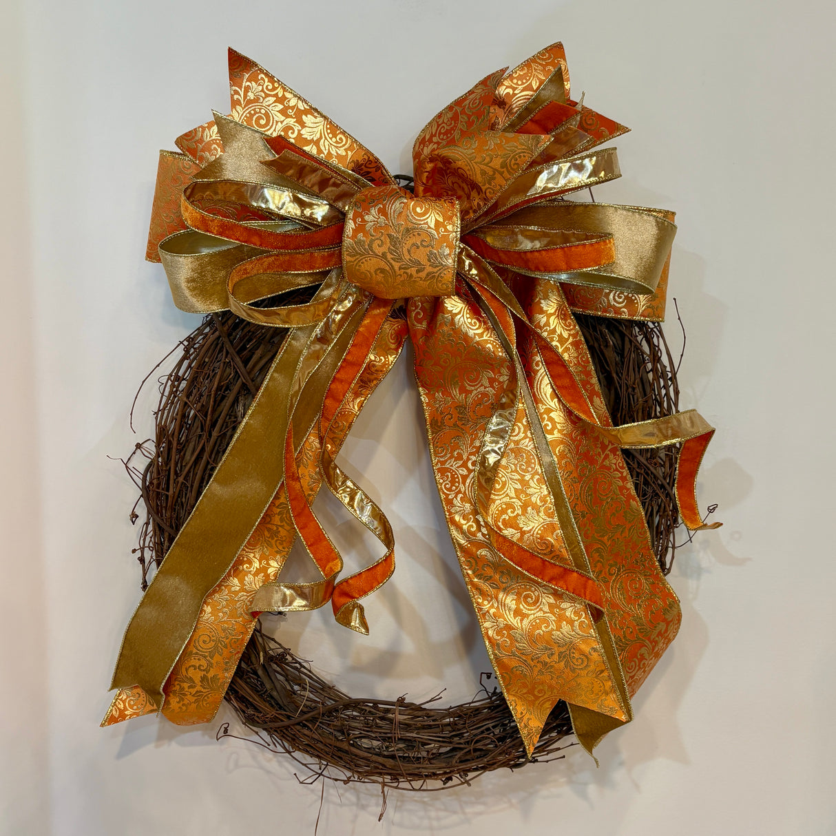 20" Golden Harvest Fall Bow